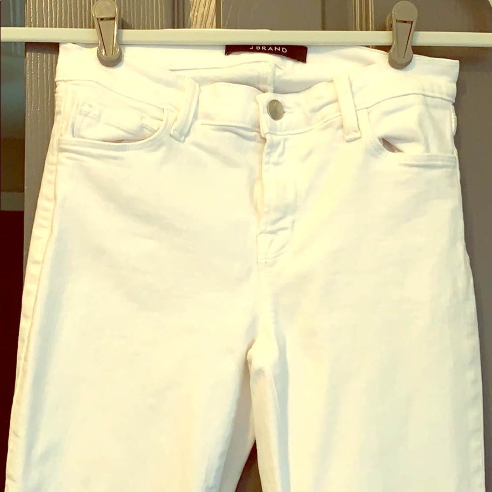 J Brand White Skinny Jeans Size 27